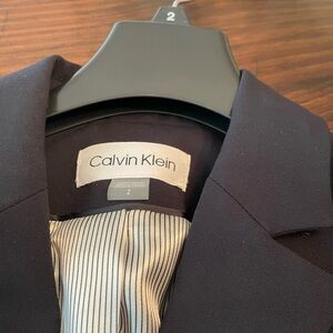 Brand NewClassic Fit Calvin Klein Woman’s size Two Navy Blue Pants Suit. Size 2